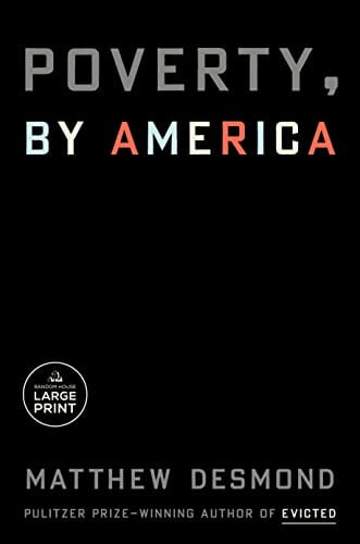 Poverty, by America (Random House Large Print) - Cover