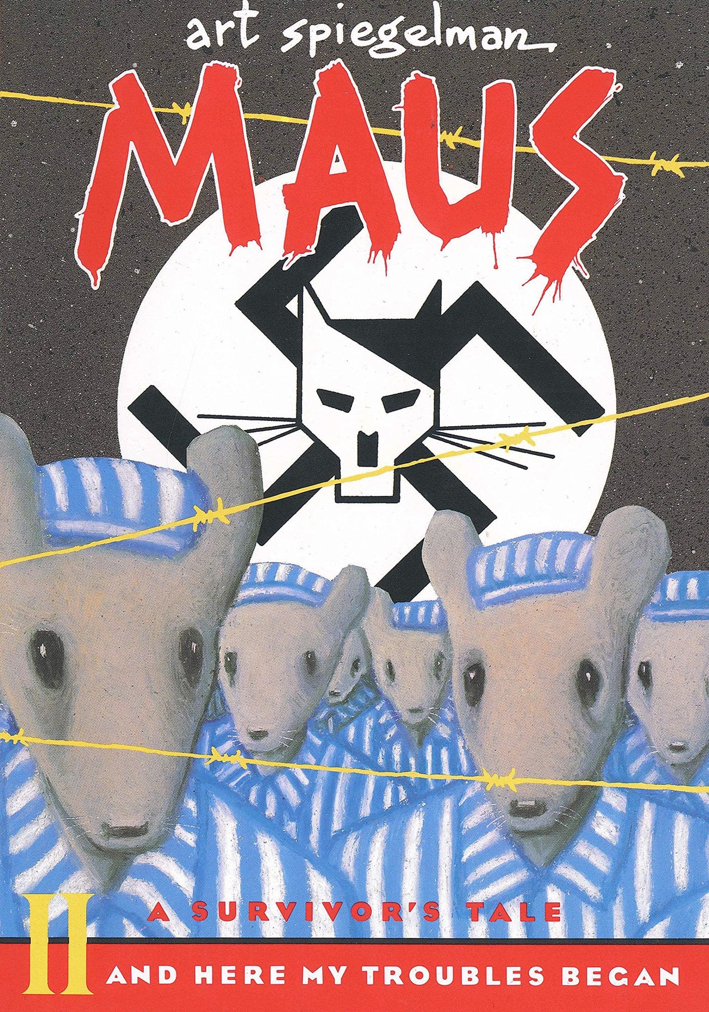 Maus II: A Survivor's Tale: And Here My Troubles Began - Cover