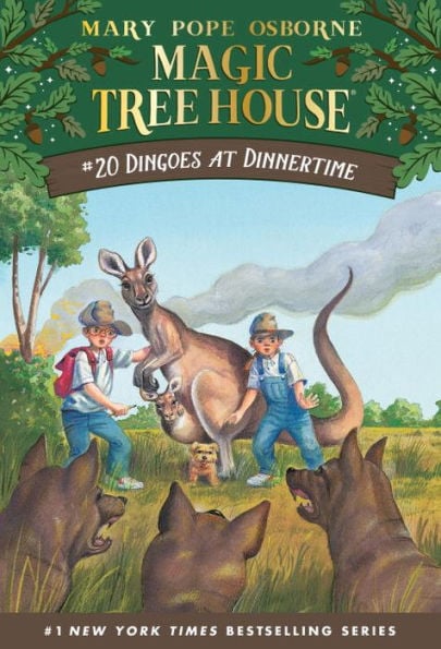 Dingoes at Dinnertime (Magic Tree House Series #20) - Cover