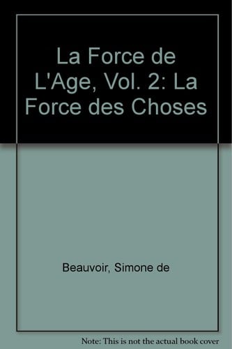 La Force de l'Age - Cover