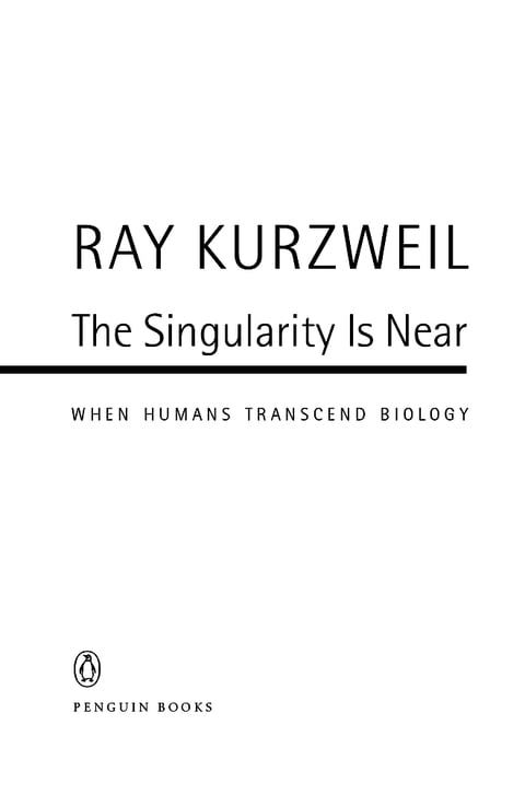The Singularity Is Near - Cover