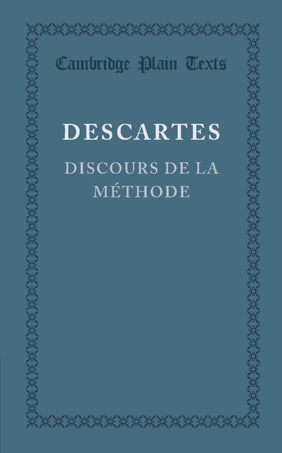 Discours de la méthode - Cover