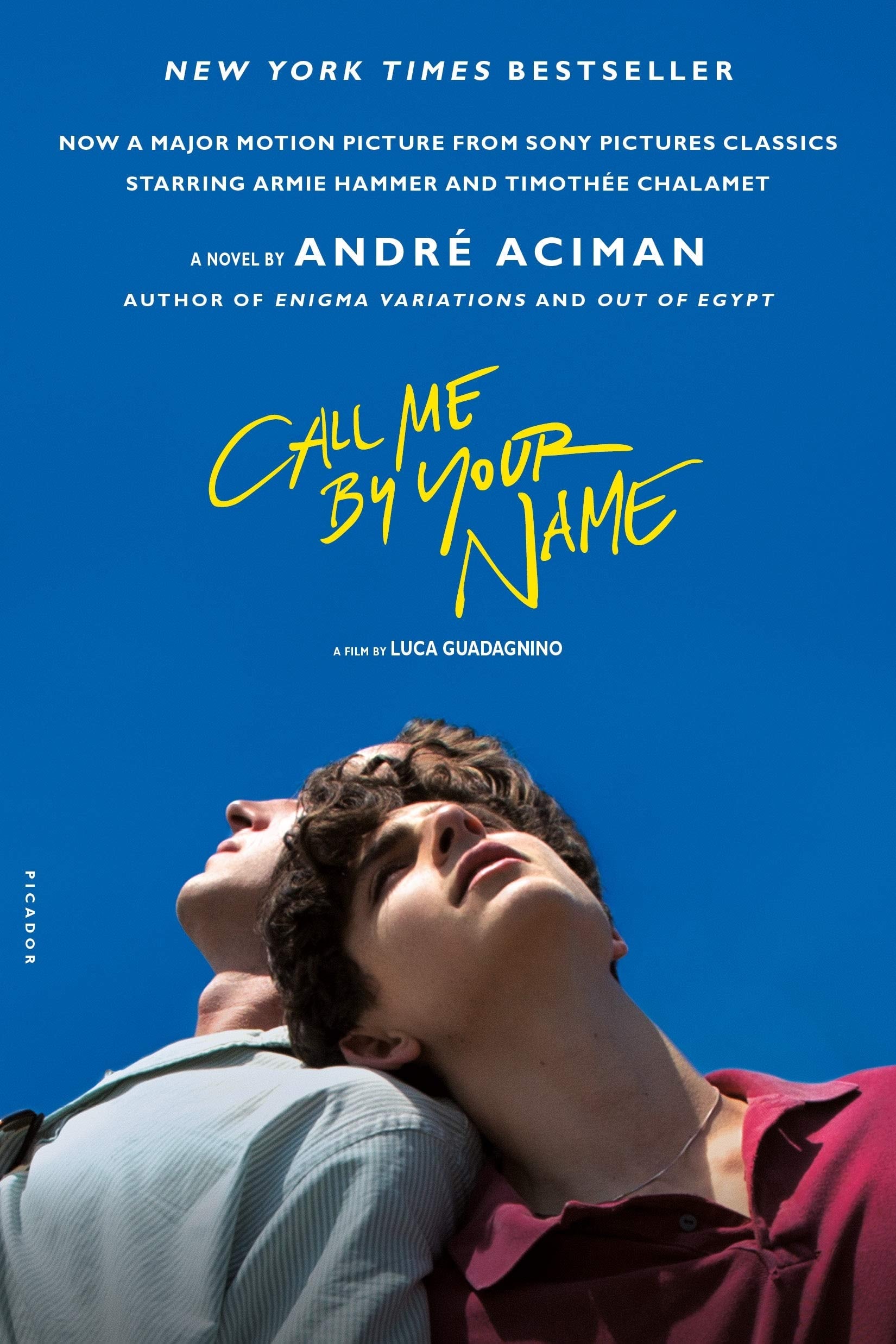 Call Me by Your Name (Movie Tie-In) - Cover