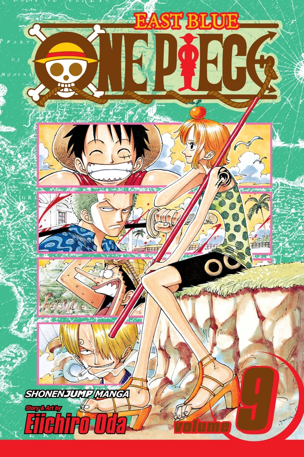 One Piece, Vol. 9 - Cover