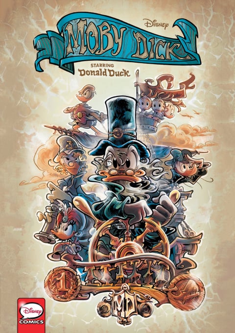 Disney Moby Dick, Starring Donald Duck (Graphic Novel) - Cover
