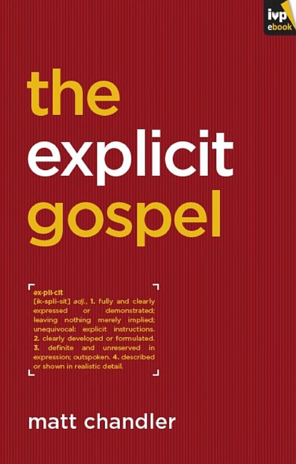 The Explicit Gospel - Cover