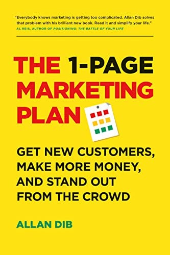 The 1-Page Marketing Plan - Cover