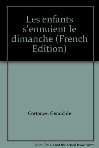 Les enfants s'ennuient le dimanche - Cover