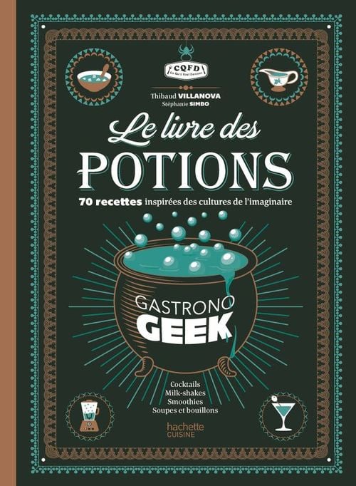 Le livre des potions par Gastronogeek - Cover