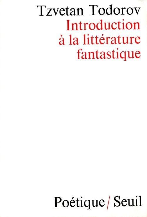 Introduction à la littérature fantastique - Cover