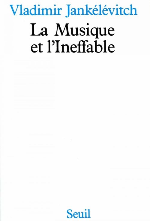 La Musique et l'Ineffable - Cover