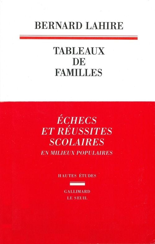 Tableaux de familles. Heurs et malheurs scolaires en milieux populaires - Cover