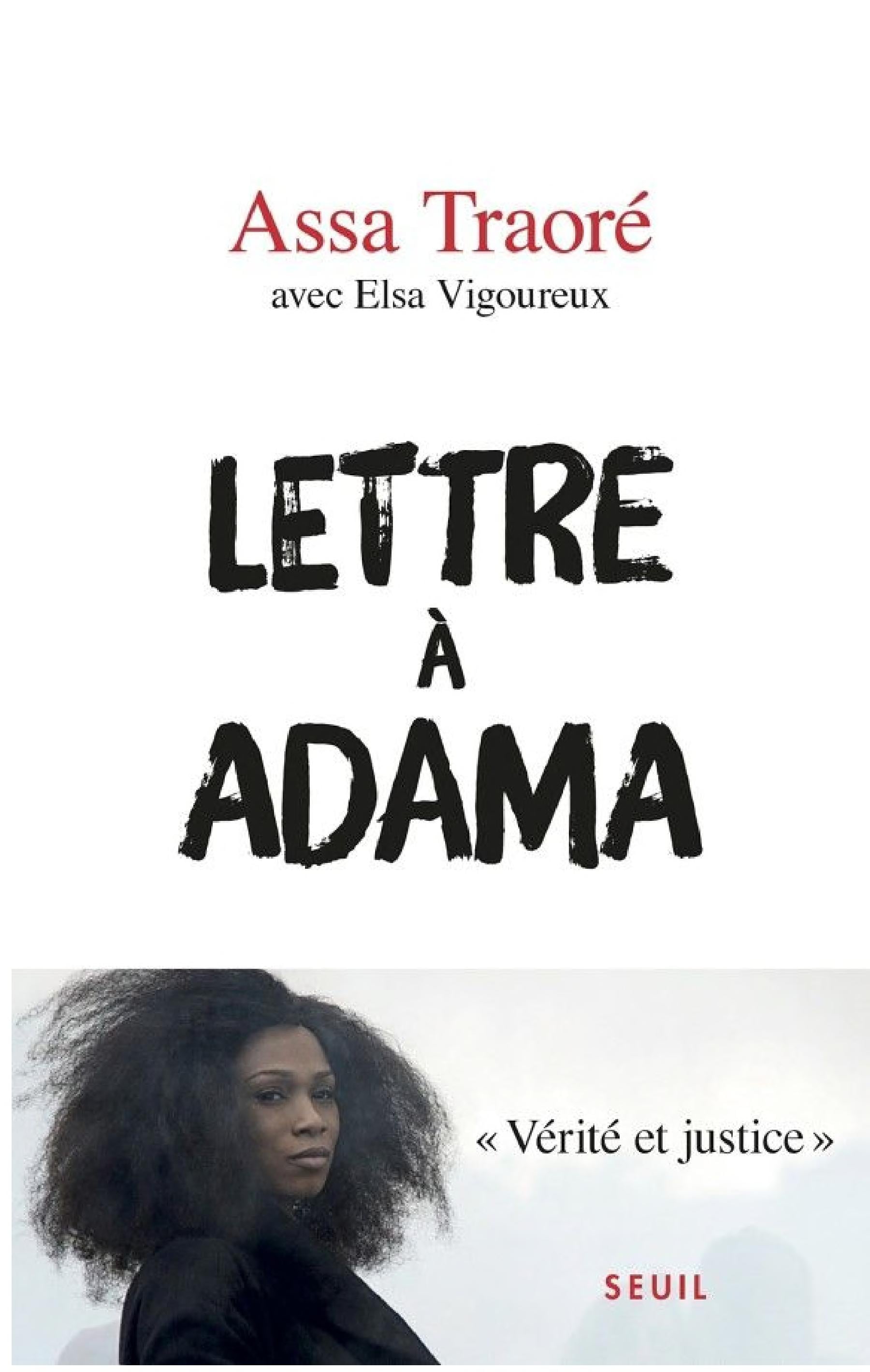 Lettre à Adama - Cover