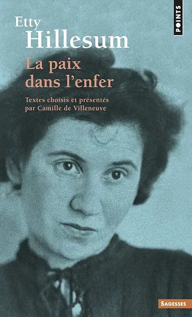 Etty Hillesum - La paix dans l'enfer - Voix spirituelles - Cover