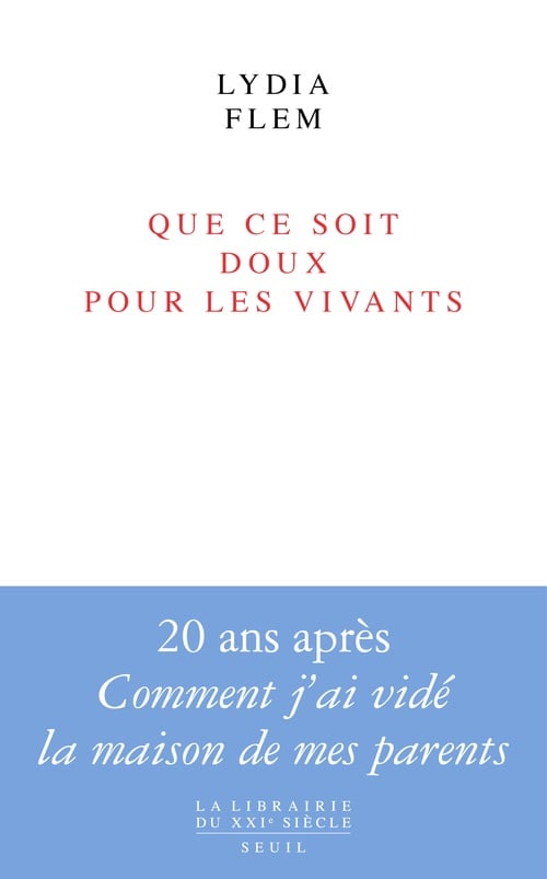 Que ce soit doux pour les vivants - Cover