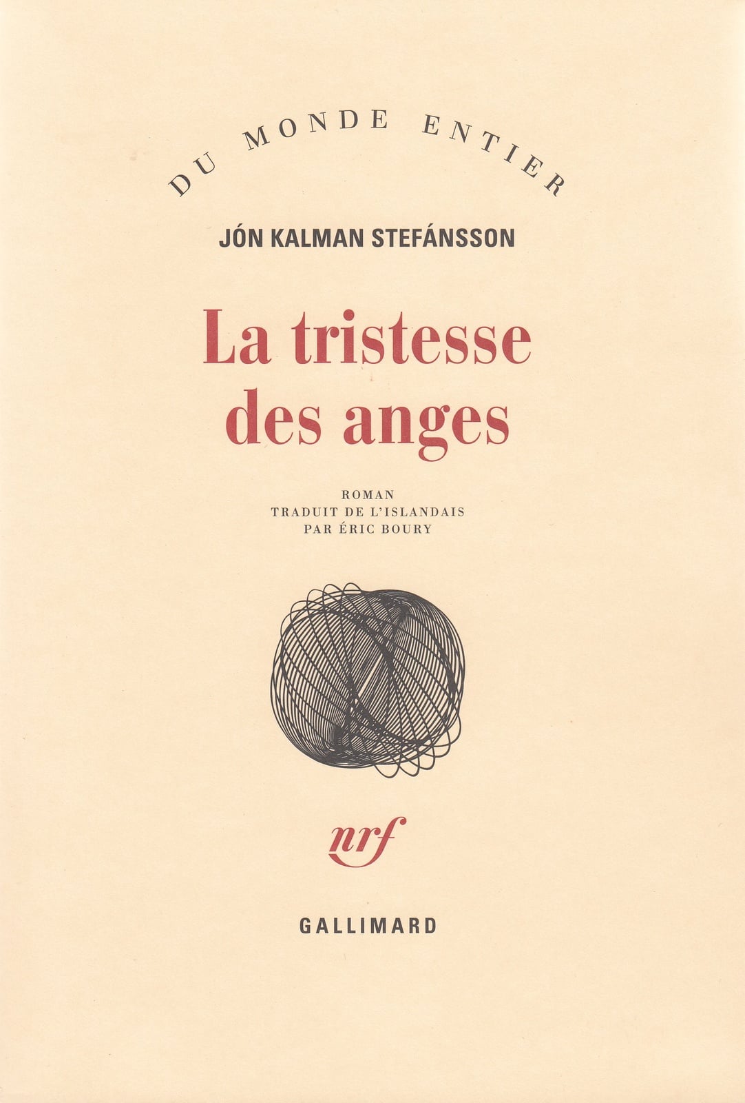 La tristesse des anges - Cover