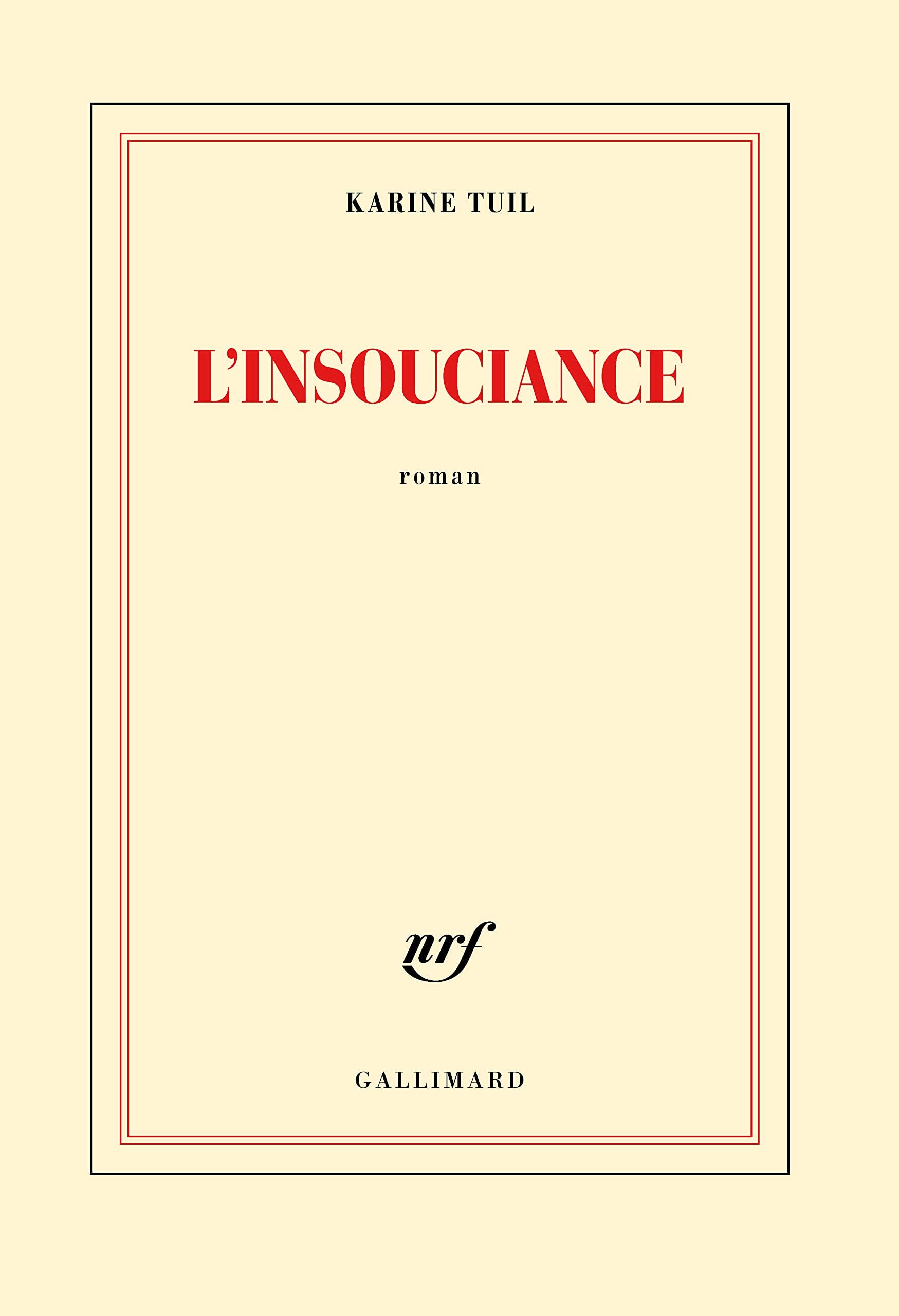 L'insouciance - Cover