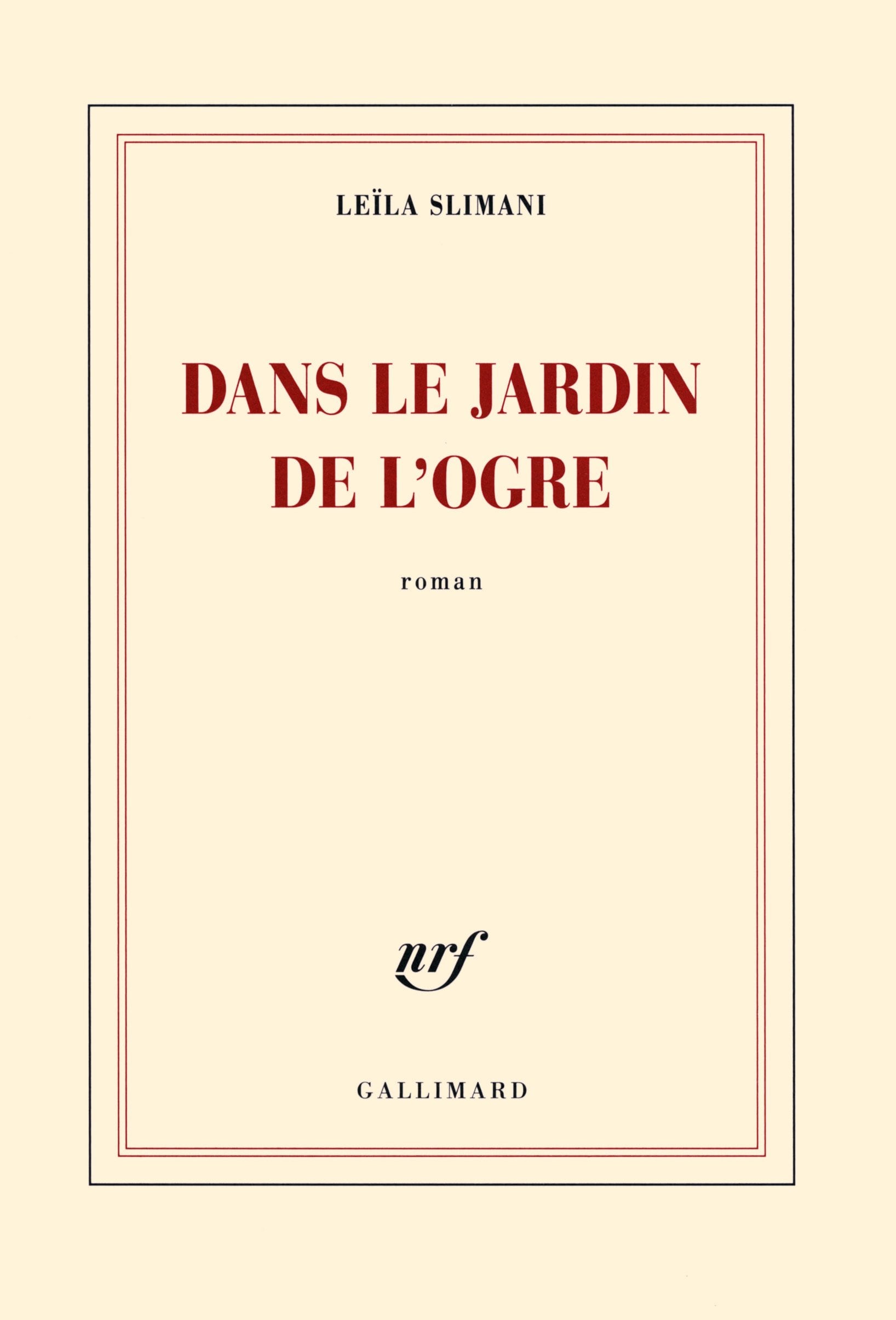 Dans le jardin de l'ogre - Cover