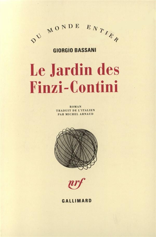 Le Jardin des Finzi-Contini - Cover