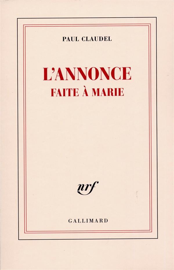 L'annonce faite à Marie - Cover