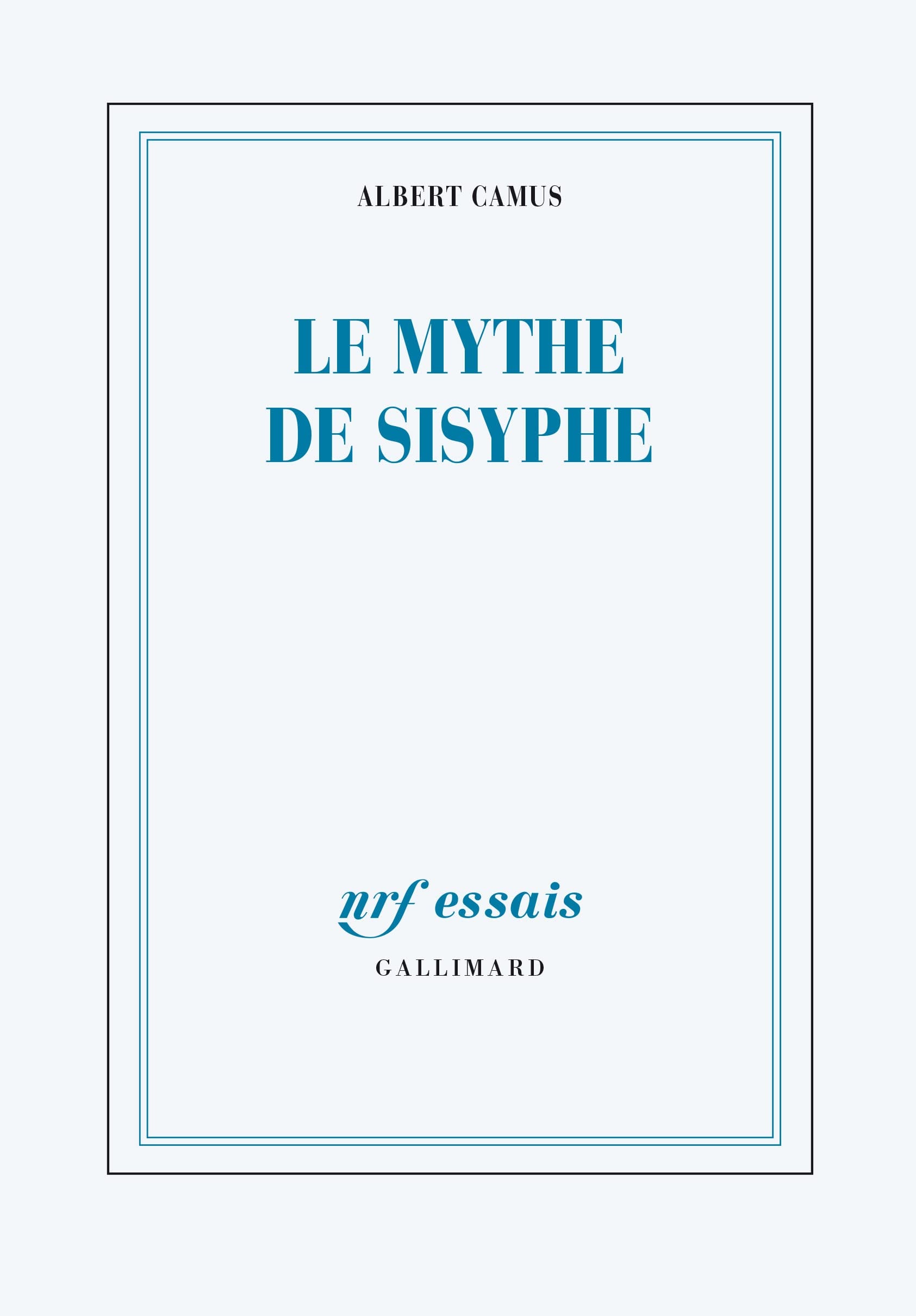 Le mythe de Sisyphe - Cover