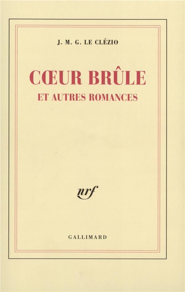Coeur brûle et autres romances - Cover