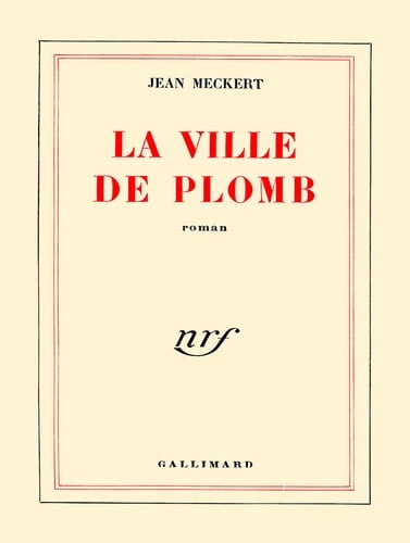 La ville de plomb - Cover