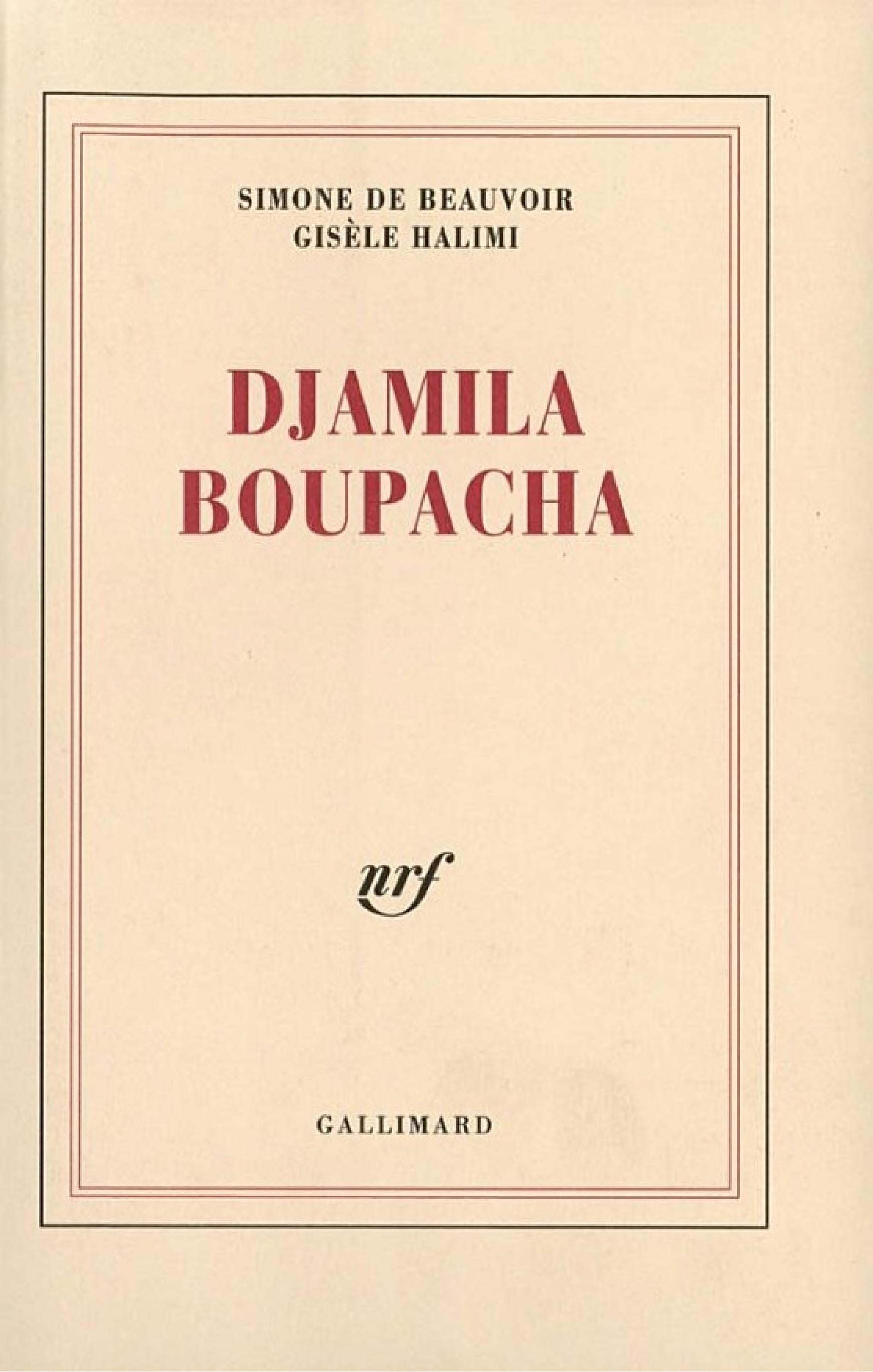 Djamila Boupacha - Cover