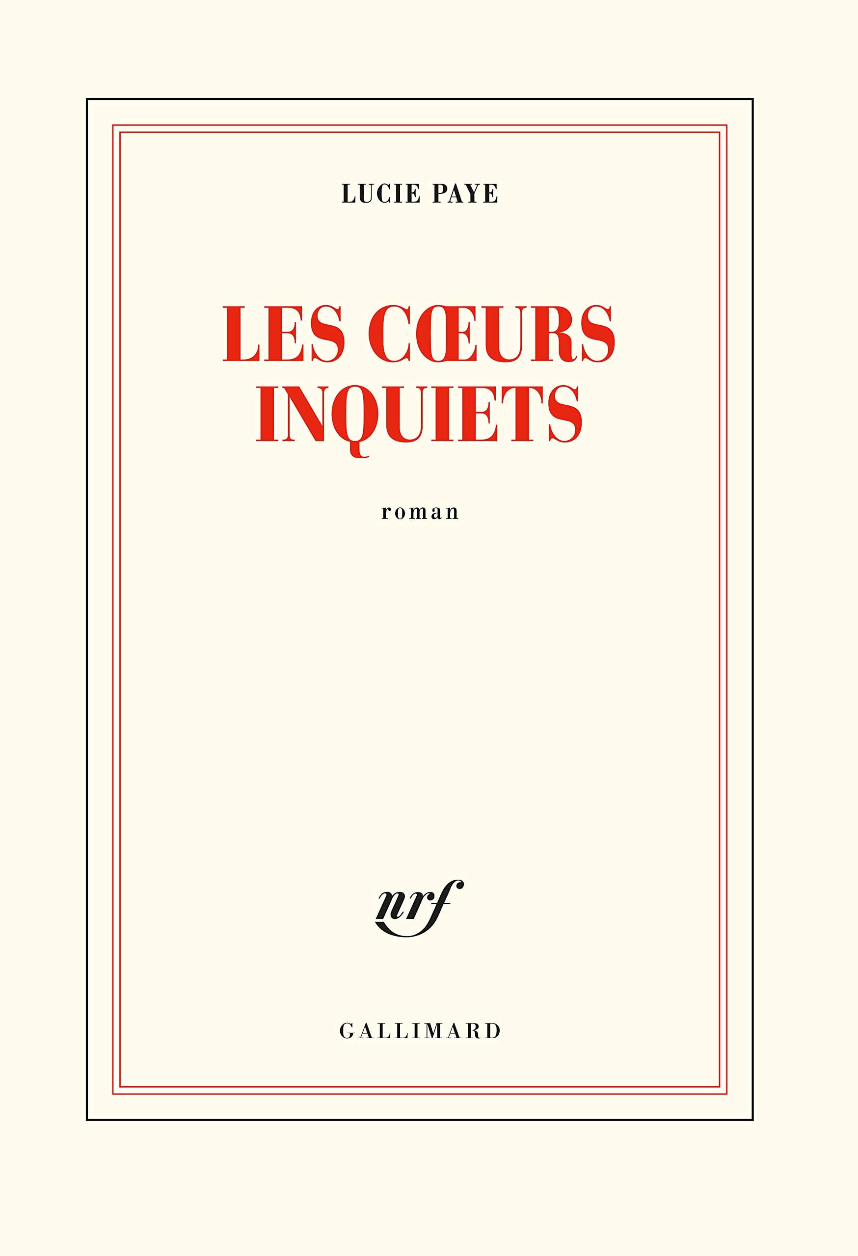 Les coeurs inquiets - Cover