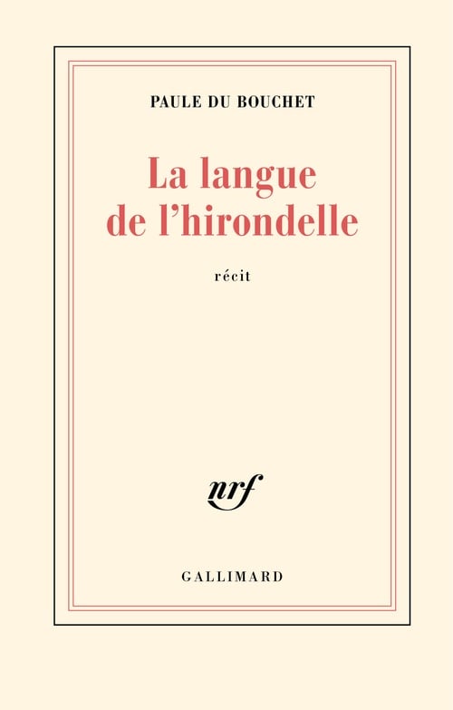 La langue de l'hirondelle - Cover