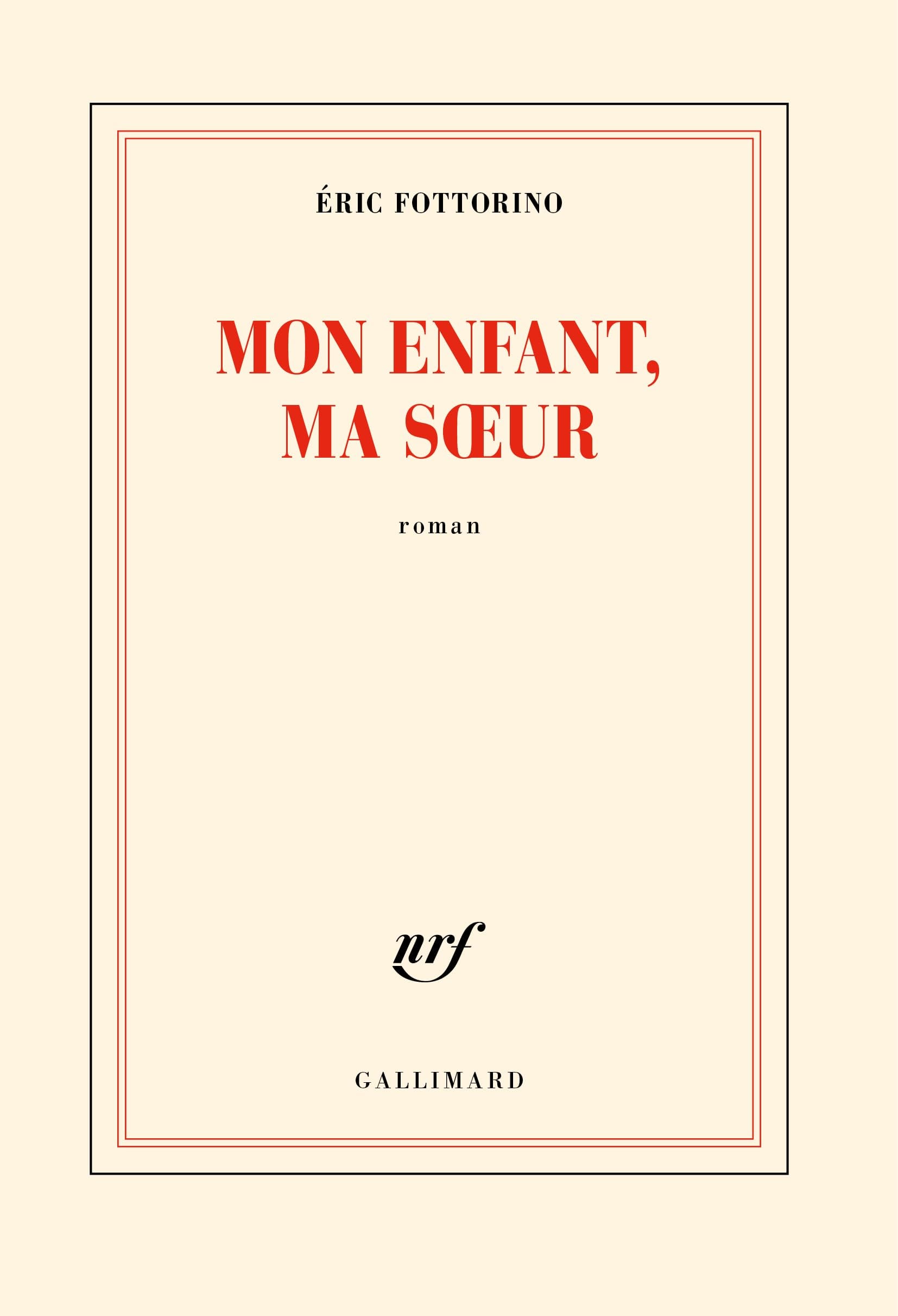 Mon enfant, ma soeur - Cover