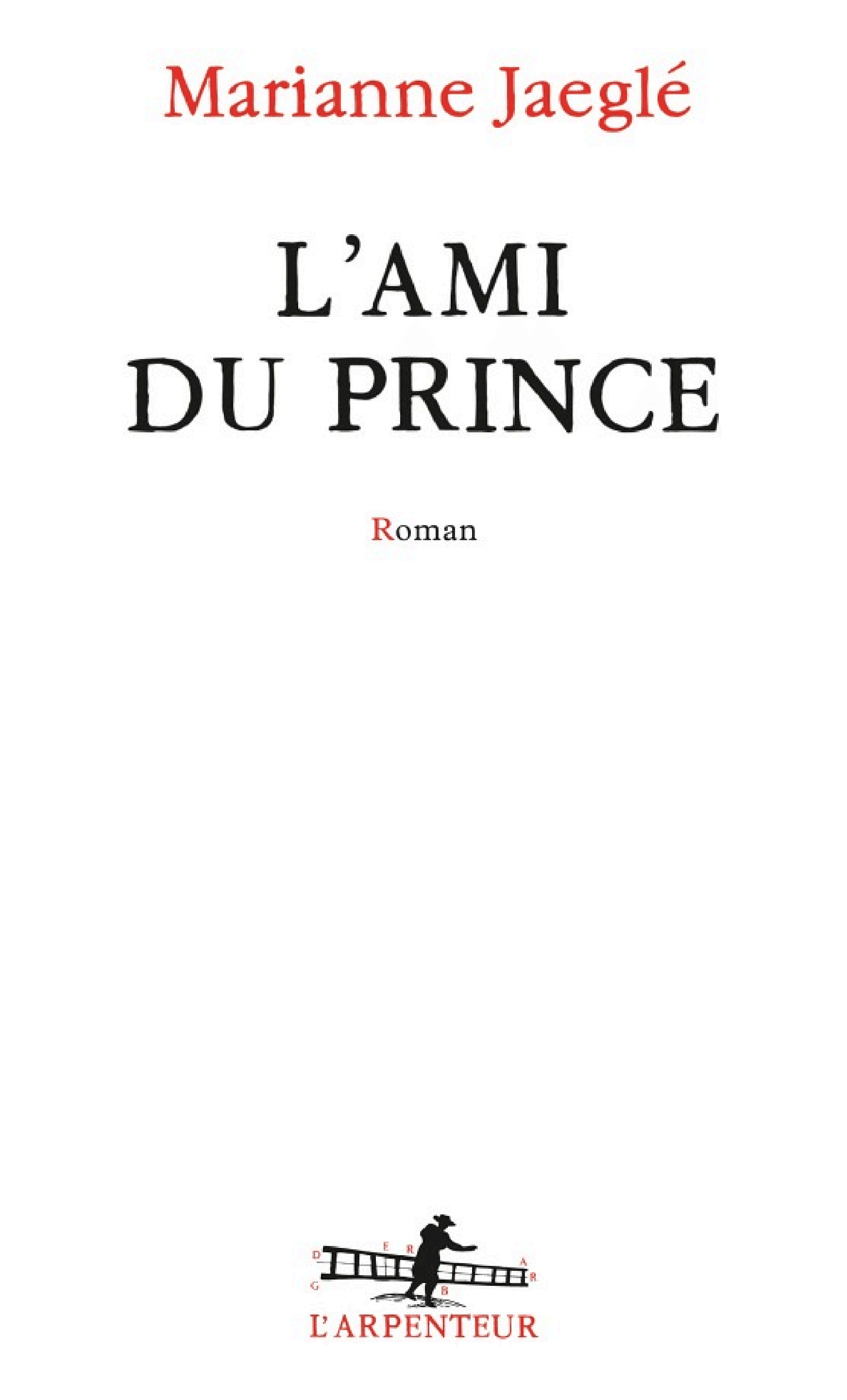 L'Ami du Prince - Cover