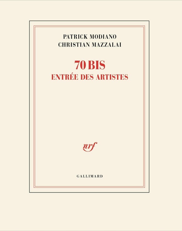 70 bis, entrée des artistes - Cover