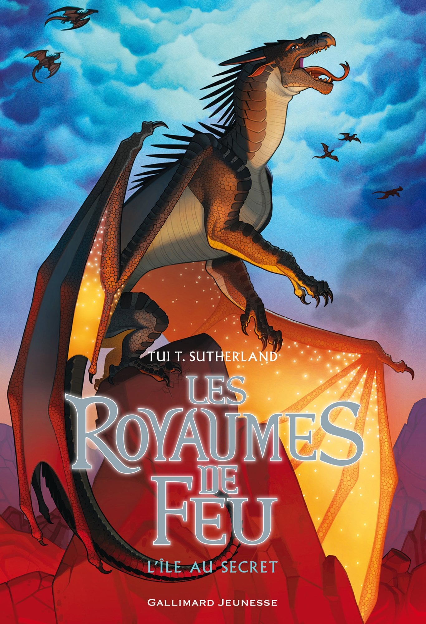 Les Royaumes de Feu (Tome 4) - L'île au secret - Cover