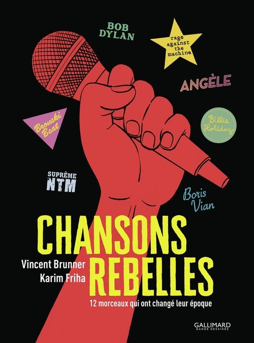 Chansons rebelles. 12 morceaux qui ont changé leur époque - Cover