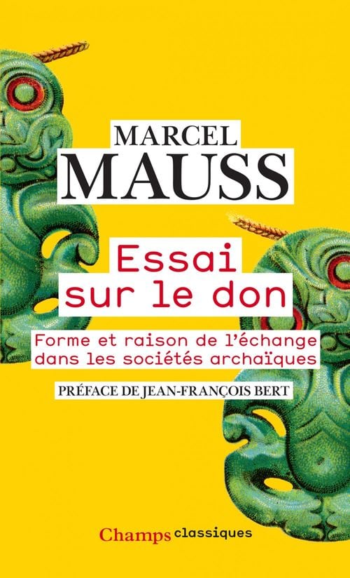 Essai sur le don. Forme et raison de l'échange dans les sociétés archaïques - Cover