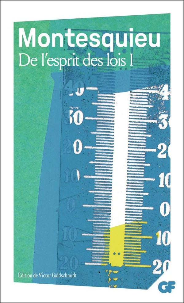 De l'esprit des lois - Cover