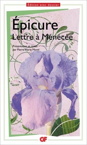 Lettre à Ménécée - Cover