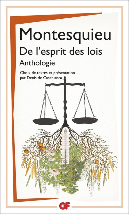 De l’esprit des lois - Cover