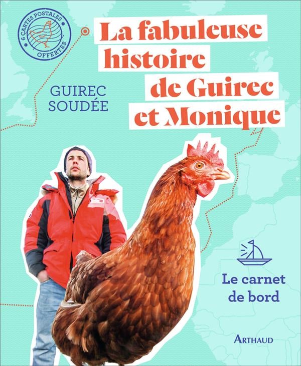 La fabuleuse histoire de Guirec et Monique: Le carnet de bord - Cover