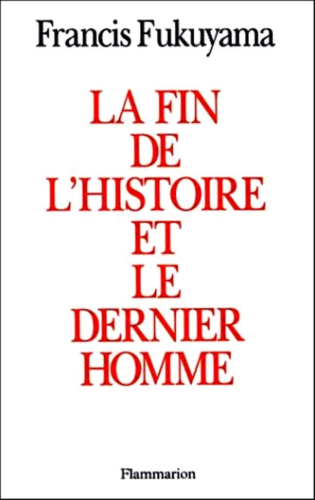 La fin de l'histoire et le dernier homme - Cover