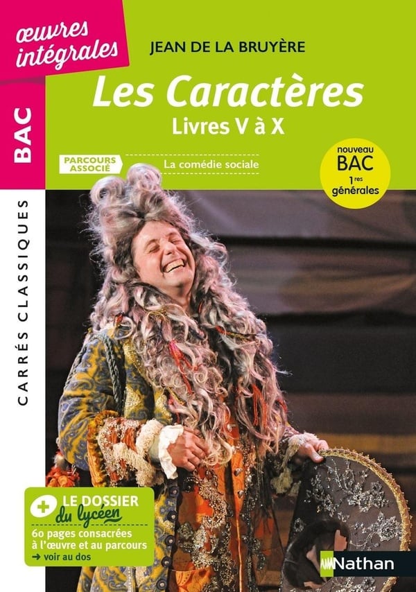 Les Caractères, Livres V à X : texte intégral - Cover