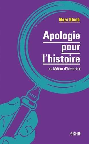 Apologie pour l'histoire - Cover