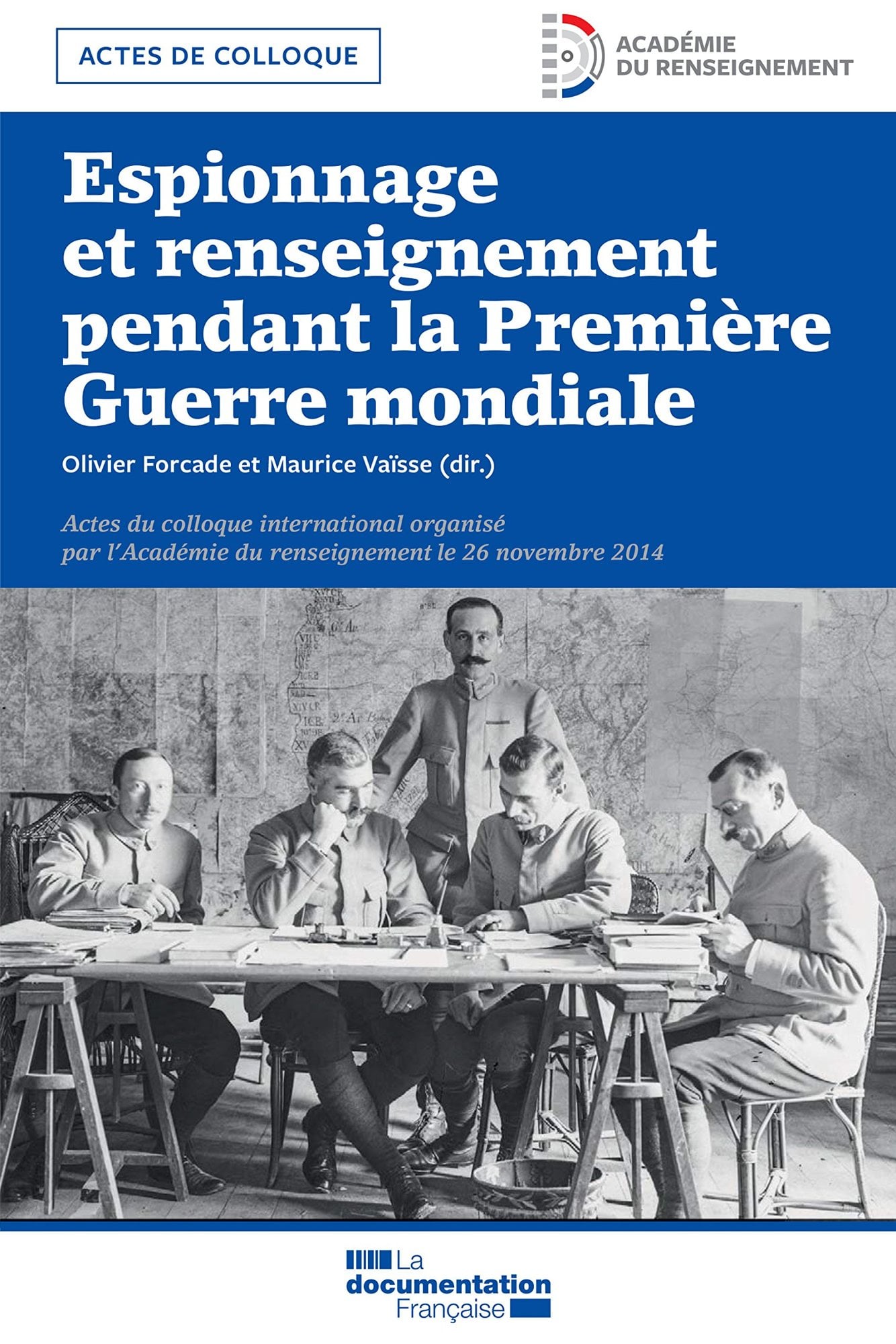 Espionnage et renseignement pendant la Première Guerre mondiale - Cover