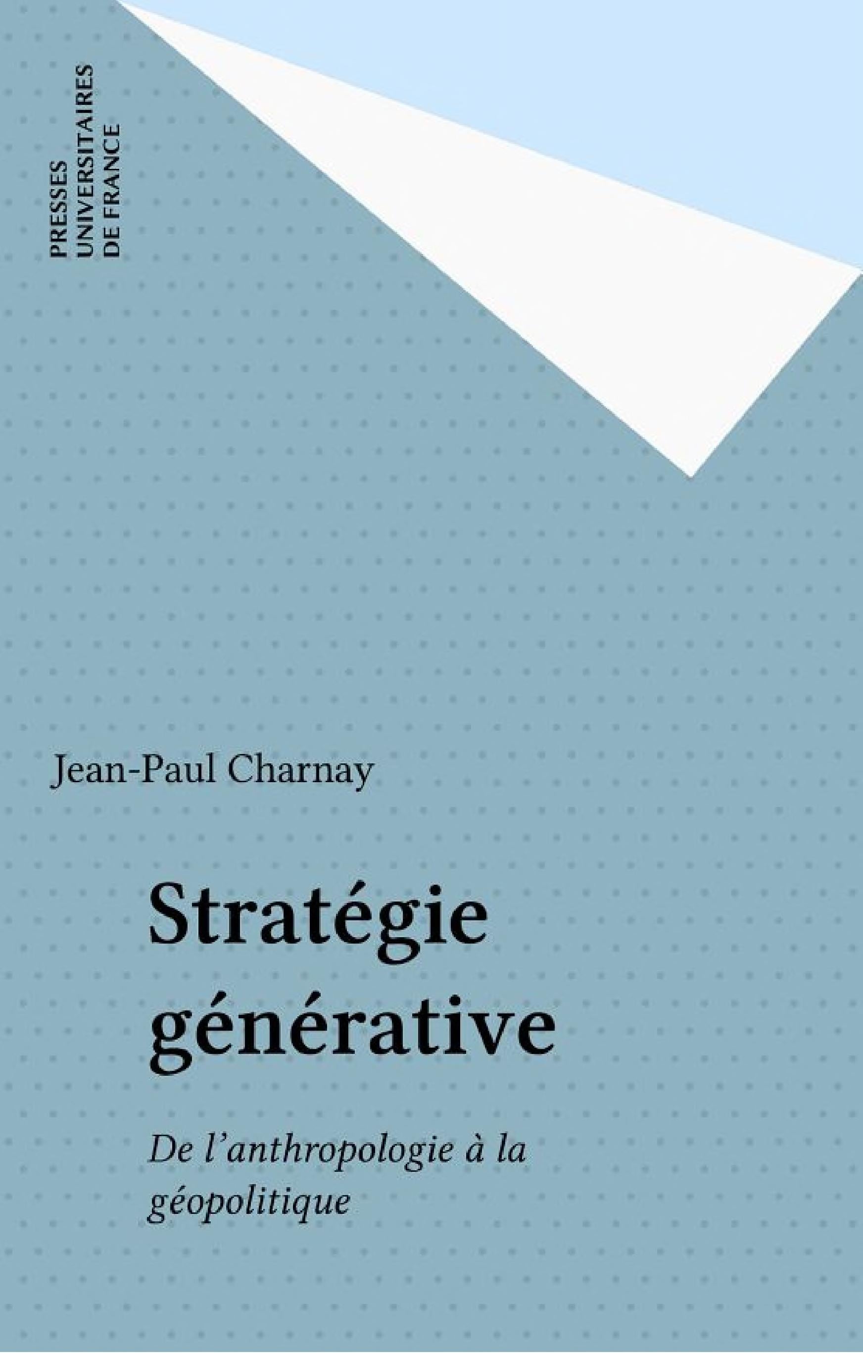 Stratégie générative - Cover
