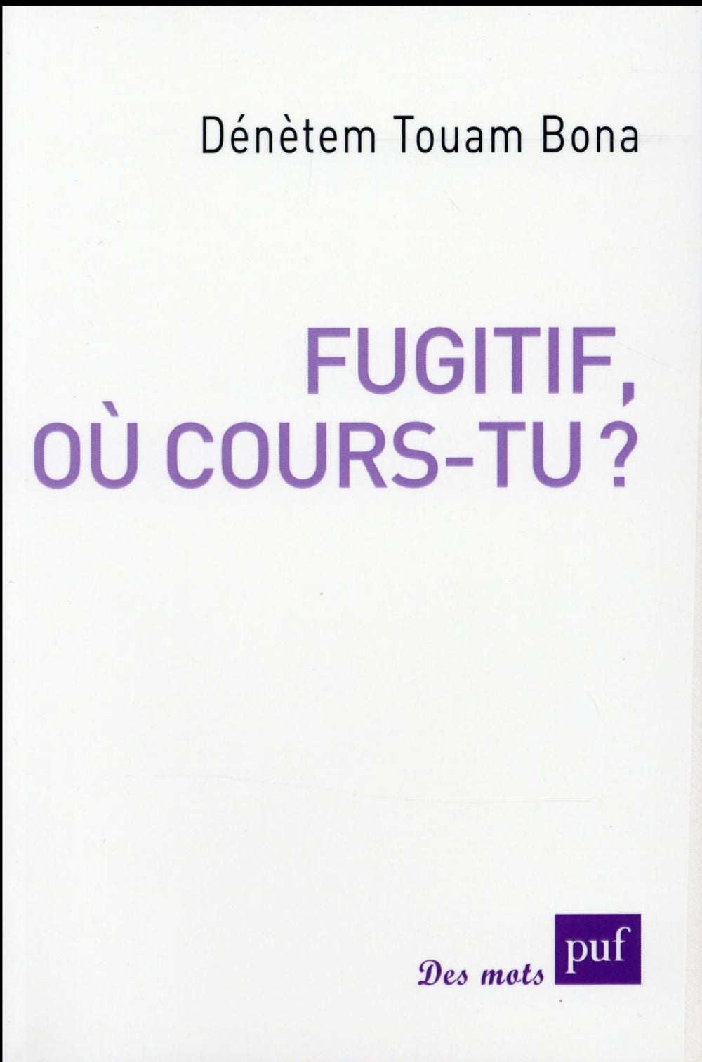 Fugitif, où cours-tu ? - Cover