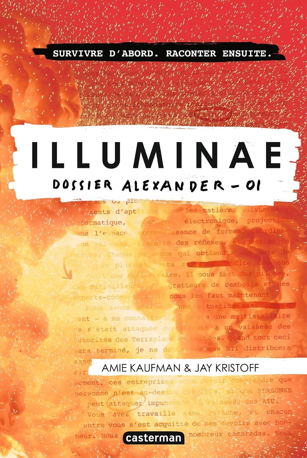 Illuminae (Tome 1) - Dossier Alexander -01 - Cover