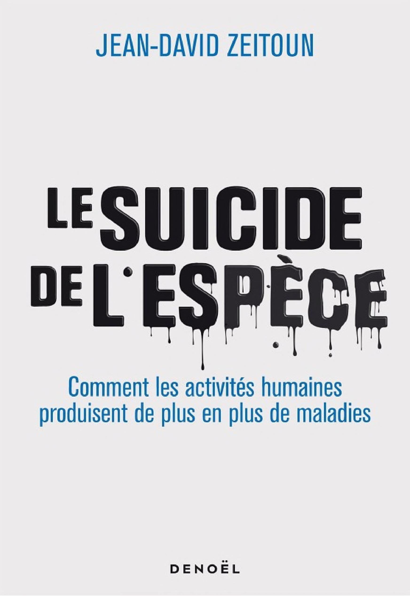 Le suicide de l'espèce - Cover