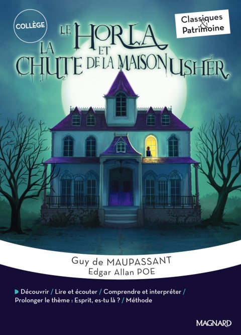 Le Horla / La Chute de la maison Usher - Maupassant / Poe - Classiques et Patrimoine - Cover