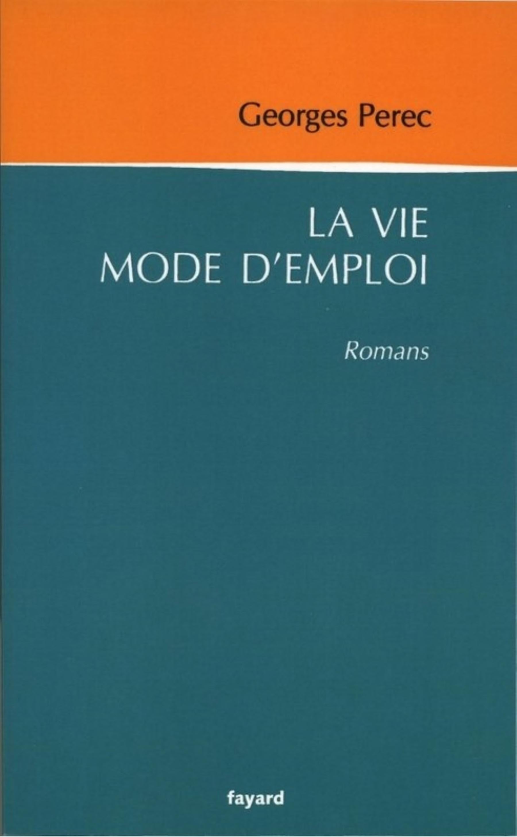 La vie mode d'emploi - Cover
